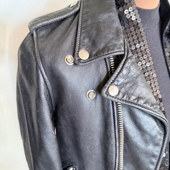 SCHOTT NYC leather motorcycle jacket - Picture 6 of 6